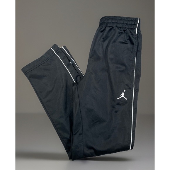 Jordan Other - VTG Air Jordan Boy's Size M (10-12yrs) Black‎ Sweatpants White Stripe-EUC